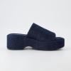 imageCUSHIONAIRE Womens Spin one band platform sandal with Memory FoamDenim