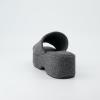 imageCUSHIONAIRE Womens Spin one band platform sandal with Memory FoamGrey Wool