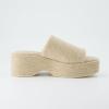 imageCUSHIONAIRE Womens Spin one band platform sandal with Memory FoamSand Wool