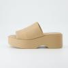 imageCUSHIONAIRE Womens Spin one band platform sandal with Memory FoamTan