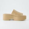 imageCUSHIONAIRE Womens Spin one band platform sandal with Memory FoamTan