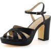 imageCUSHIONAIRE Womens Mood Platform Dress Sandal Memory Foam and Wide Widths AvailableBlack