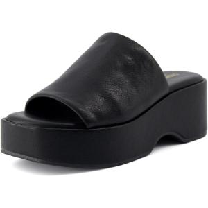 imageCUSHIONAIRE Womens Spin one band platform sandal with Memory FoamBlack