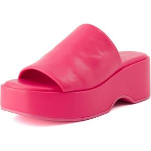 imageCUSHIONAIRE Womens Spin one band platform sandal with Memory FoamHot Pink