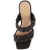 imageCUSHIONAIRE Womens Aurora braided platform sandal Memory Foam and Wide Widths AvailableBlack