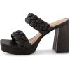 imageCUSHIONAIRE Womens Aurora braided platform sandal Memory Foam and Wide Widths AvailableBlack