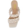 imageCUSHIONAIRE Womens Aurora braided platform sandal Memory Foam and Wide Widths AvailableIvory