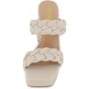 imageCUSHIONAIRE Womens Aurora braided platform sandal Memory Foam and Wide Widths AvailableIvory