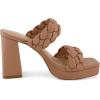 imageCUSHIONAIRE Womens Aurora braided platform sandal Memory Foam and Wide Widths AvailableLatte