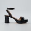 imageCUSHIONAIRE Womens Cherry platform dress sandal Memory Foam and Wide Widths AvailableBlack Patent