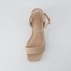 imageCUSHIONAIRE Womens Cherry platform dress sandal Memory Foam and Wide Widths AvailableNude Patent