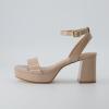 imageCUSHIONAIRE Womens Cherry platform dress sandal Memory Foam and Wide Widths AvailableNude Patent