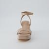 imageCUSHIONAIRE Womens Cherry platform dress sandal Memory Foam and Wide Widths AvailableNude Patent