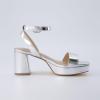 imageCUSHIONAIRE Womens Cherry platform dress sandal Memory Foam and Wide Widths AvailableSilver