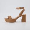 imageCUSHIONAIRE Womens Cherry platform dress sandal Memory Foam and Wide Widths AvailableTan