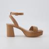imageCUSHIONAIRE Womens Cherry platform dress sandal Memory Foam and Wide Widths AvailableTan