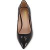 imageCUSHIONAIRE Womens Lola Dress Pump with Comfort Wide Widths AvailableBlack Patent