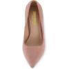 imageCUSHIONAIRE Womens Lola Dress Pump with Comfort Wide Widths AvailableBlush Suede