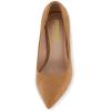 imageCUSHIONAIRE Womens Lola Dress Pump with Comfort Wide Widths AvailableCamel Suede