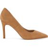 imageCUSHIONAIRE Womens Lola Dress Pump with Comfort Wide Widths AvailableCamel Suede
