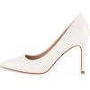 imageCUSHIONAIRE Womens Lola Dress Pump with Comfort Wide Widths AvailableWhite