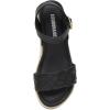 imageCUSHIONAIRE Womens Mae woven espadrille wedge sandalBlack