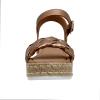 imageCUSHIONAIRE Womens Mae woven espadrille wedge sandalRose Gold