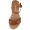 imageCUSHIONAIRE Womens Mae woven espadrille wedge sandalTan