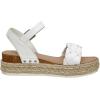 imageCUSHIONAIRE Womens Mae woven espadrille wedge sandalWhite