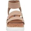 imageCUSHIONAIRE Womens Naomi Cork Wedge Sandal Wide Widths AvailableNude