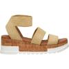 imageCUSHIONAIRE Womens Naomi Cork Wedge Sandal Wide Widths AvailableRaffia