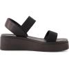 imageCUSHIONAIRE Womens Pilar stretch platform sandal with Memory FoamBlack