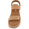 imageCUSHIONAIRE Womens Pilar stretch platform sandal with Memory FoamTan