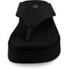 imageCUSHIONAIRE Womens Pippin thong platform sandal with Memory FoamBlack