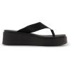 imageCUSHIONAIRE Womens Pippin thong platform sandal with Memory FoamBlack