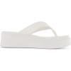 imageCUSHIONAIRE Womens Pippin thong platform sandal with Memory FoamWhite