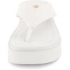 imageCUSHIONAIRE Womens Pippin thong platform sandal with Memory FoamWhite