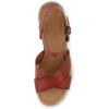 imageCUSHIONAIRE Womens Robbie espadrille Wedge Sandal Memory Foam and Wide Widths AvailableCognac
