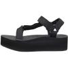 imageCUSHIONAIRE Womens Sassy Yoga Mat Platform Sandal with ComfortBlack