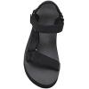 imageCUSHIONAIRE Womens Sassy Yoga Mat Platform Sandal with ComfortBlack