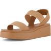 imageCUSHIONAIRE Womens Pilar stretch platform sandal with Memory FoamTan