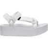 imageCUSHIONAIRE Womens Sassy Yoga Mat Platform Sandal with ComfortWhite