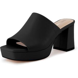 imageCUSHIONAIRE Womens Cupid platform dress sandal Memory Foam and Wide Widths AvailableBlack
