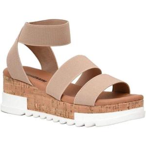 imageCUSHIONAIRE Womens Naomi Cork Wedge Sandal Wide Widths AvailableNude