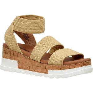 imageCUSHIONAIRE Womens Naomi Cork Wedge Sandal Wide Widths AvailableRaffia