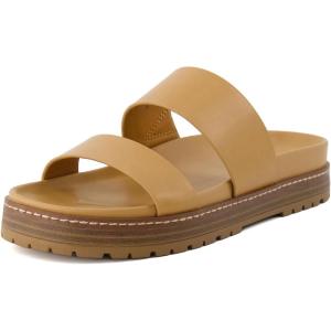 imageCUSHIONAIRE Womens Noho flatform footbed sandal with Comfort Wide Widths AvailableCamel