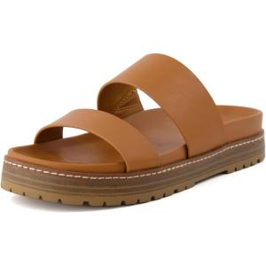 imageCUSHIONAIRE Womens Noho flatform footbed sandal with Comfort Wide Widths AvailableWhiskey