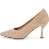 imageCUSHIONAIRE Womens Encore Knit Dress Pump with Memory Foam Padding Wide Widths AvailableNude