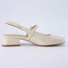 imageCUSHIONAIRE Womens Gogo Round Toe Mary Jane Dress Shoe Memory Foam Wide Widths AvailableCream