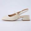 imageCUSHIONAIRE Womens Gogo Round Toe Mary Jane Dress Shoe Memory Foam Wide Widths AvailableCream